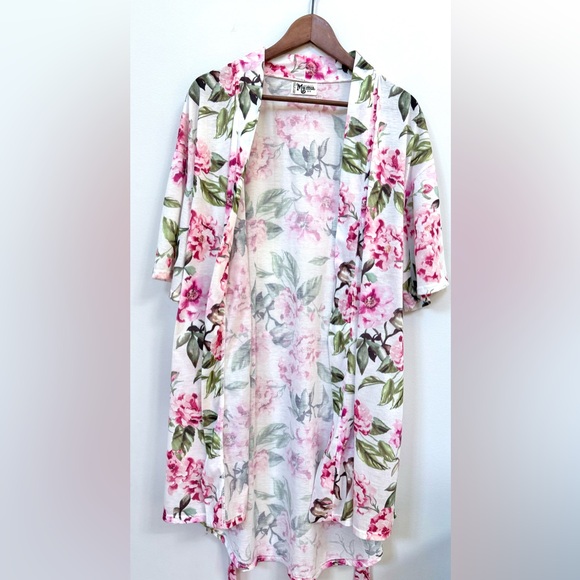SHOW ME YOUR MUMU Brie Robe ~ Garden Of Blooms One Size - Picture 4 of 6